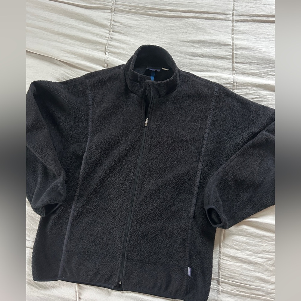 Patagonia Black Fleece Zip-Up Clean Used Condition Warm and comfy Black Large